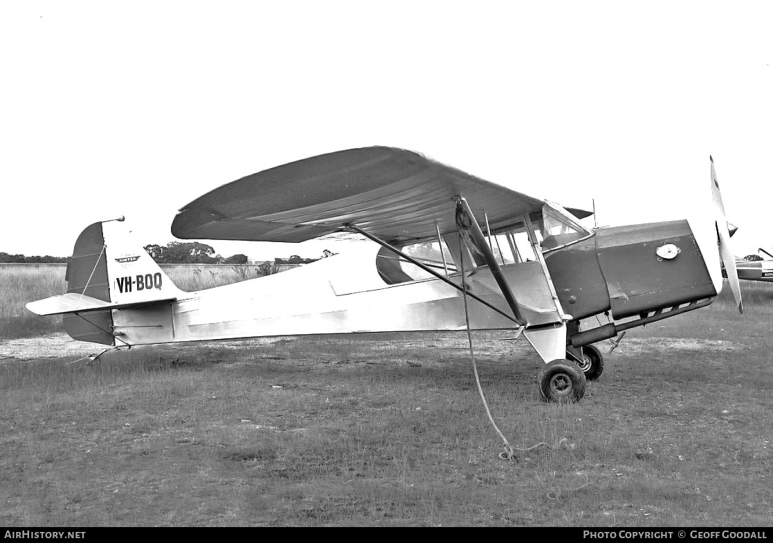 Aircraft Photo of VH-BOQ | Taylorcraft E Auster Mk3 | AirHistory.net #97978