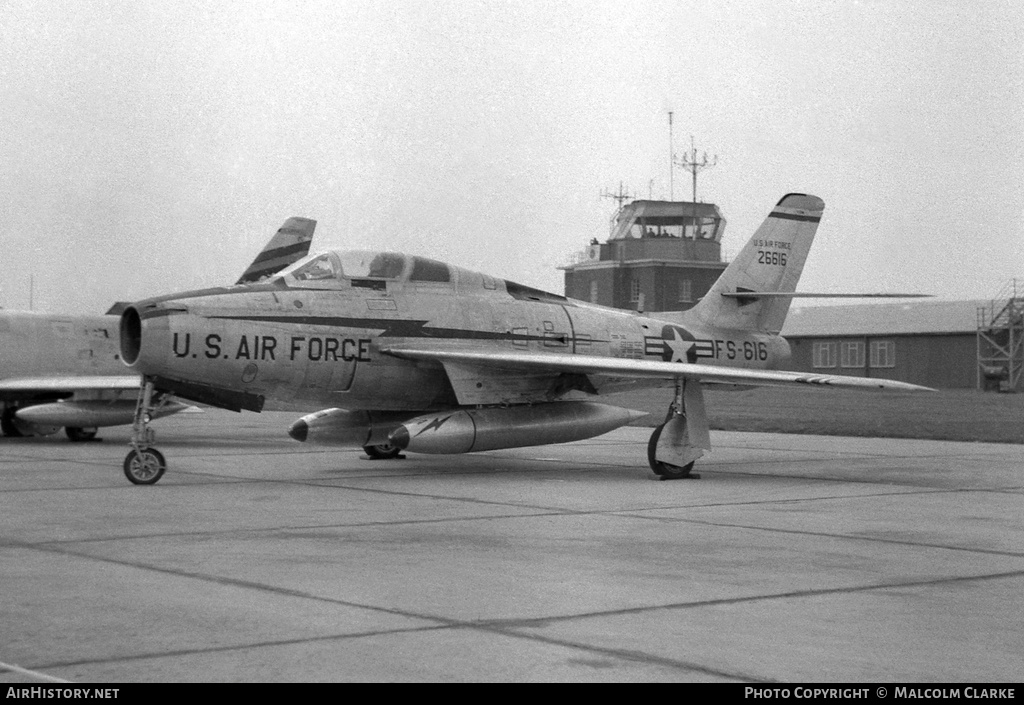 Aircraft Photo of 52-6616 / 26616 | Republic F-84F Thunderstreak | USA - Air Force | AirHistory.net #97997