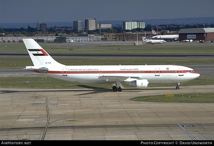 Aircraft Photo of A6-PFD | Airbus A300C4-620 | United Arab Emirates Government | AirHistory.net #98008