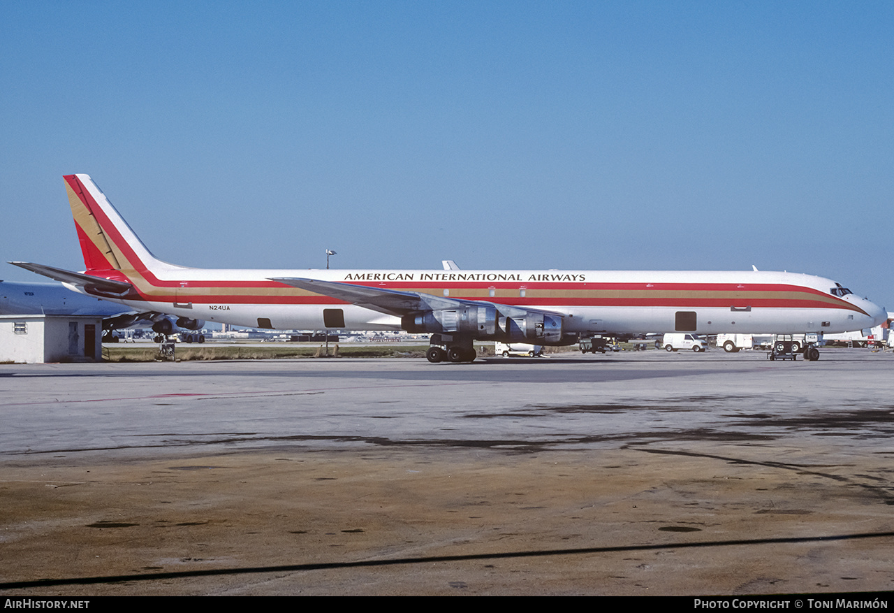 Aircraft Photo of N24UA | McDonnell Douglas DC-8-61(F) | American International Airways | AirHistory.net #98009