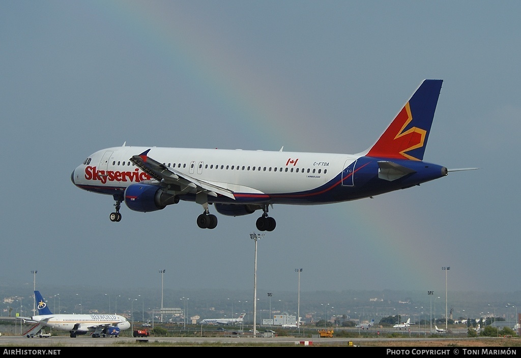 Aircraft Photo of C-FTDA | Airbus A320-212 | Skyservice Airlines | AirHistory.net #98012