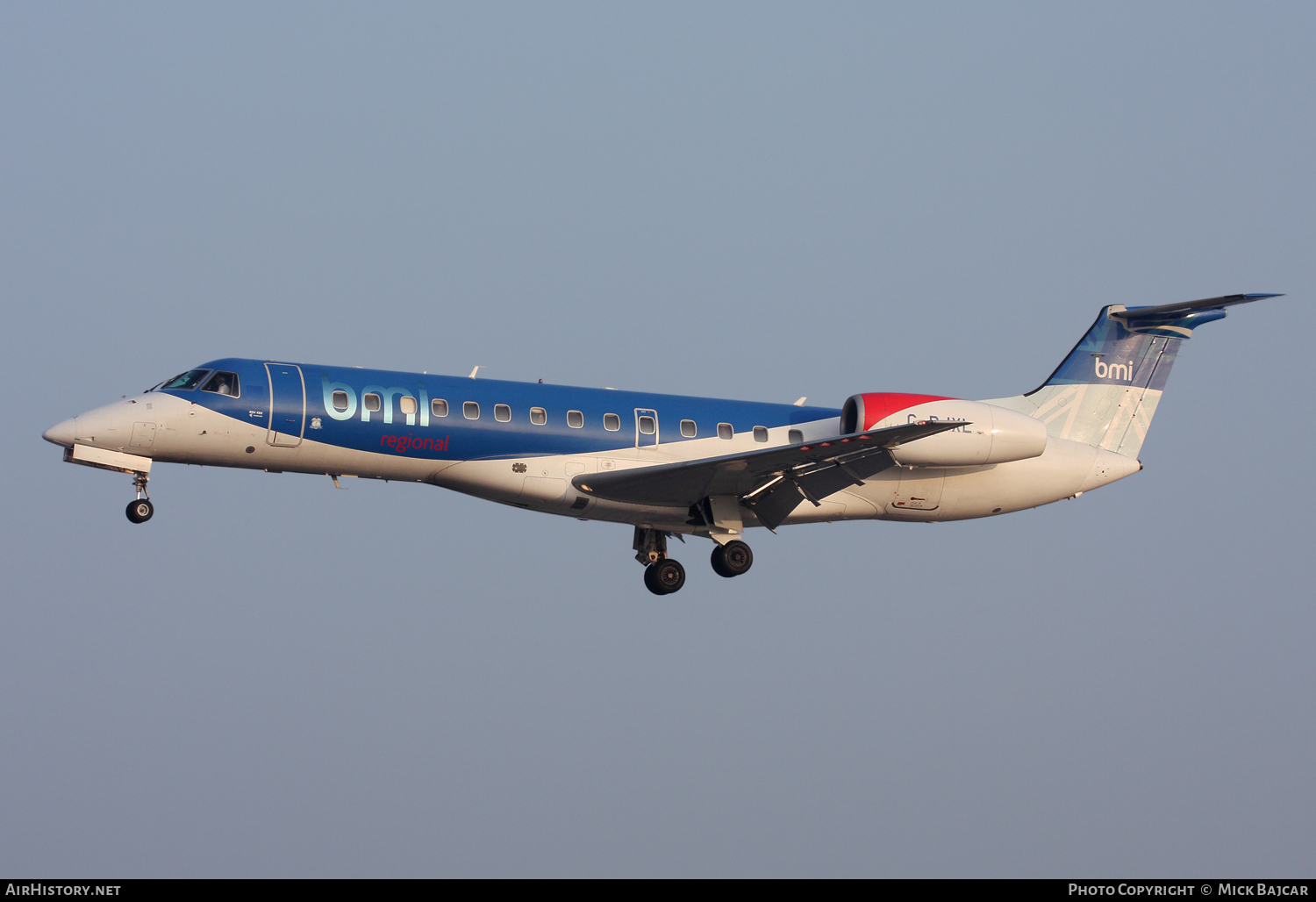 Aircraft Photo of G-RJXL | Embraer ERJ-135ER (EMB-135ER) | BMI Regional | AirHistory.net #98013