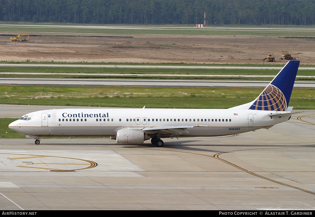 Aircraft Photo of N38403 | Boeing 737-924 | Continental Airlines | AirHistory.net #98014