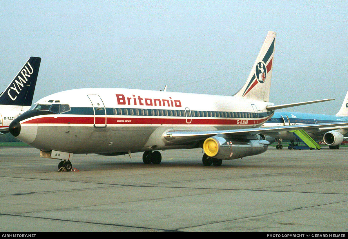 Aircraft Photo of G-AXNB | Boeing 737-204C | Britannia Airways | AirHistory.net #98017