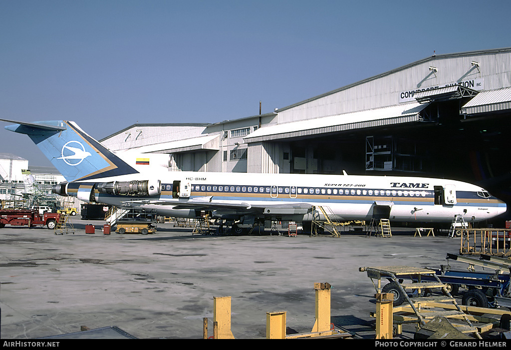 Aircraft Photo of HC-BHM / FAE-078 | Boeing 727-2T3/Adv | TAME - Transportes Aéreos Militares Ecuatorianos | AirHistory.net #98018