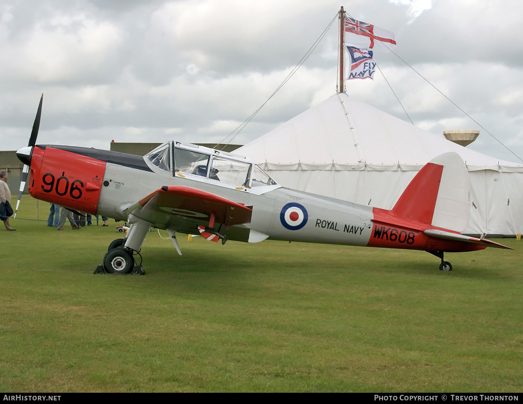 Aircraft Photo of WK608 | De Havilland DHC-1 Chipmunk T10 | UK - Navy | AirHistory.net #98025