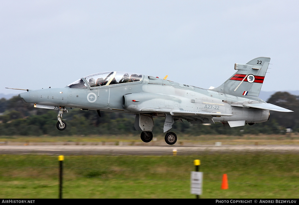 Aircraft Photo of A27-22 | BAE Systems Hawk 127 | Australia - Air Force | AirHistory.net #98060