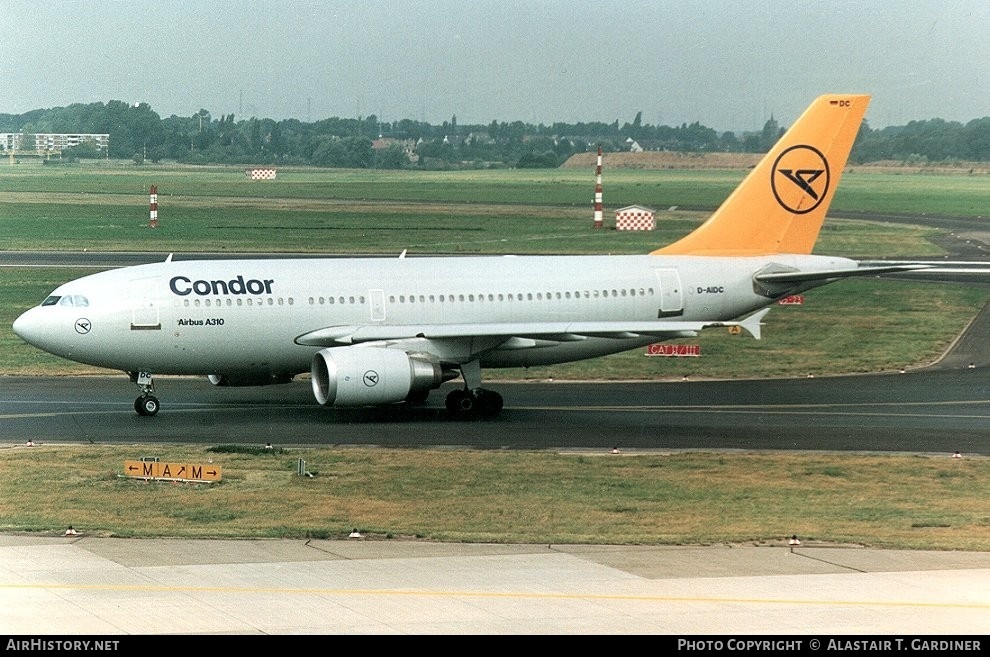 Aircraft Photo of D-AIDC | Airbus A310-304 | Condor Flugdienst | AirHistory.net #98074