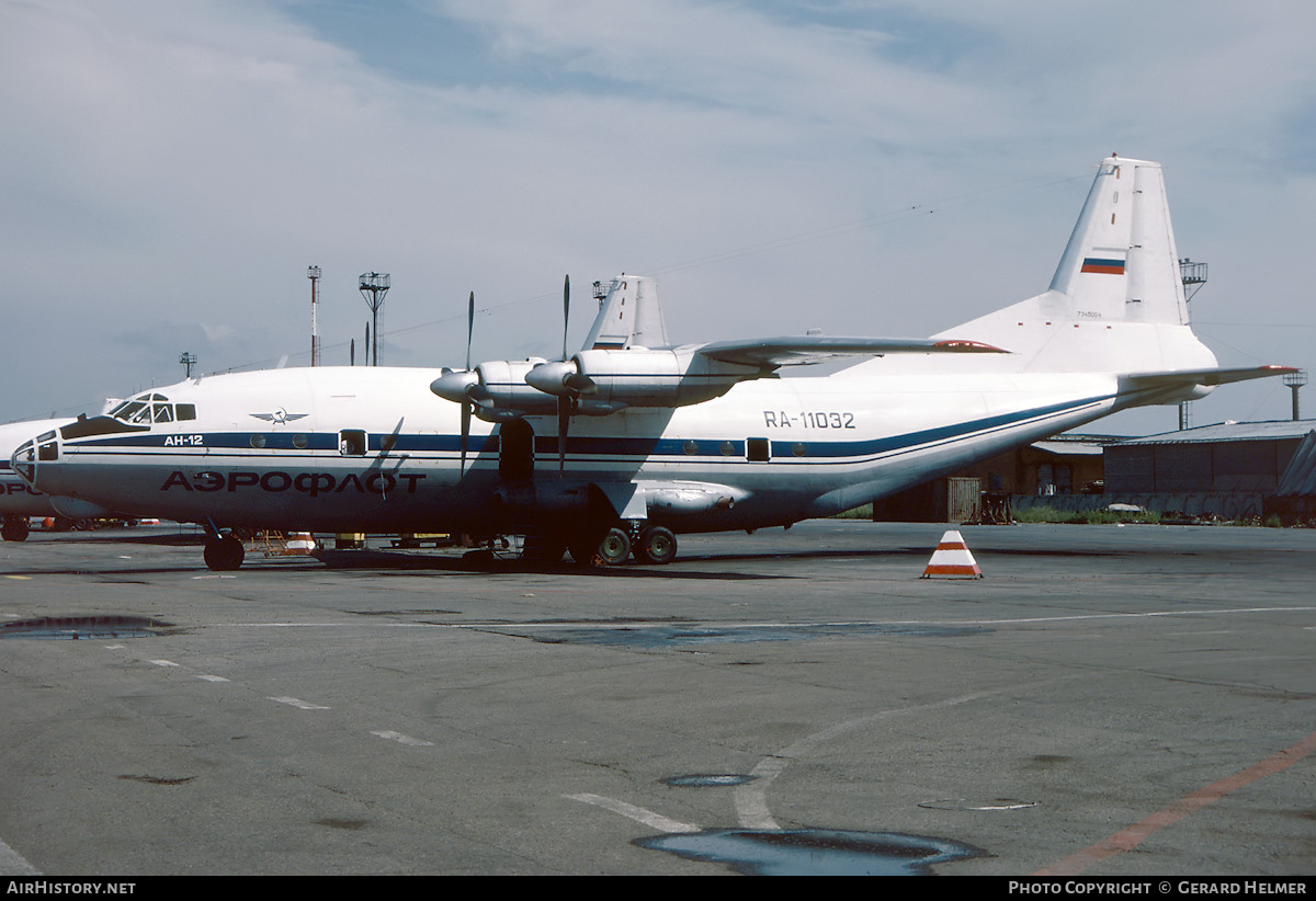 Aircraft Photo of RA-11032 | Antonov An-12B | Aeroflot | AirHistory.net #98077