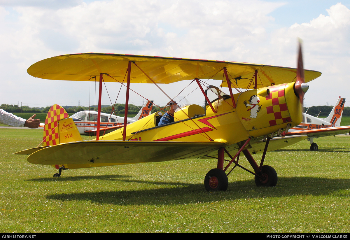 Aircraft Photo of G-AYZI | Stampe-Vertongen SV-4C | AirHistory.net #98083