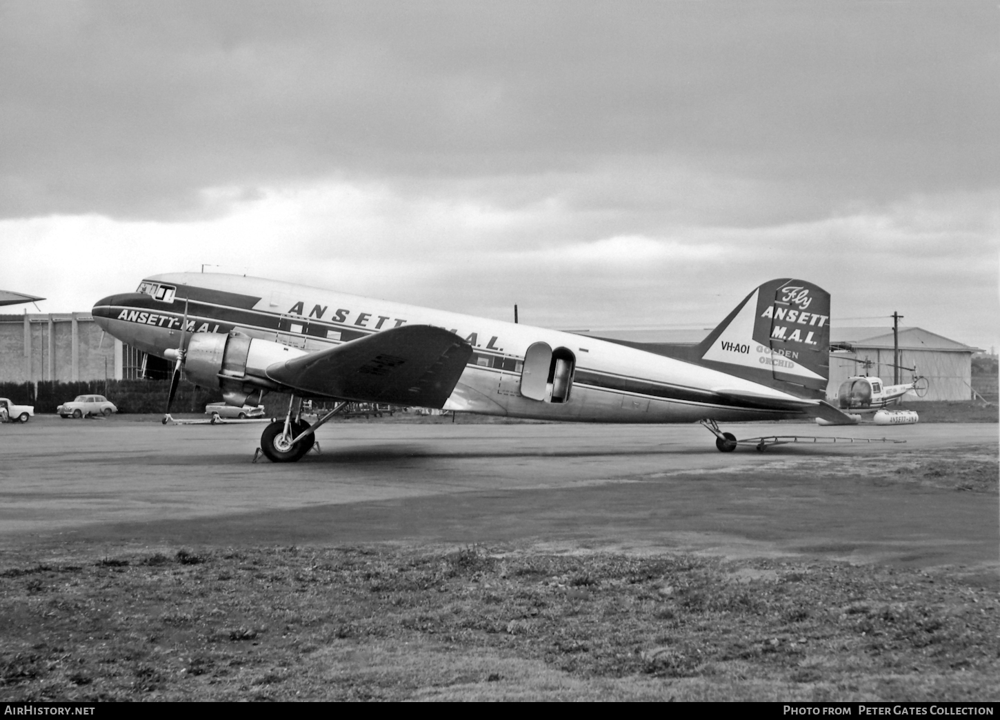 Aircraft Photo of VH-AOI | Douglas DC-3(C) | Ansett - MAL | AirHistory.net #98092