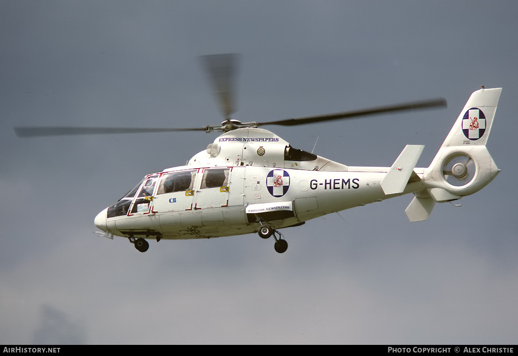 Aircraft Photo of G-HEMS | Aerospatiale SA-365N Dauphin 2 | London Medical Service | AirHistory.net #98100