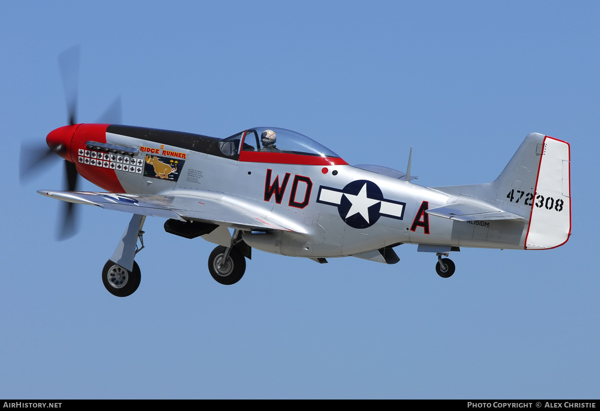 Aircraft Photo of N151DM / NL151DM / 472308 | North American P-51D Mustang | USA - Air Force | AirHistory.net #98107