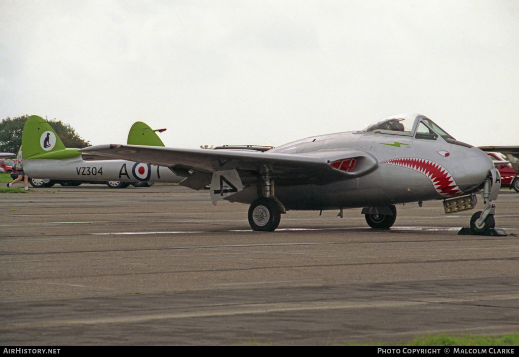 Aircraft Photo of G-MKVI / VZ304 | De Havilland D.H. 100 Vampire FB6 | UK - Air Force | AirHistory.net #98121