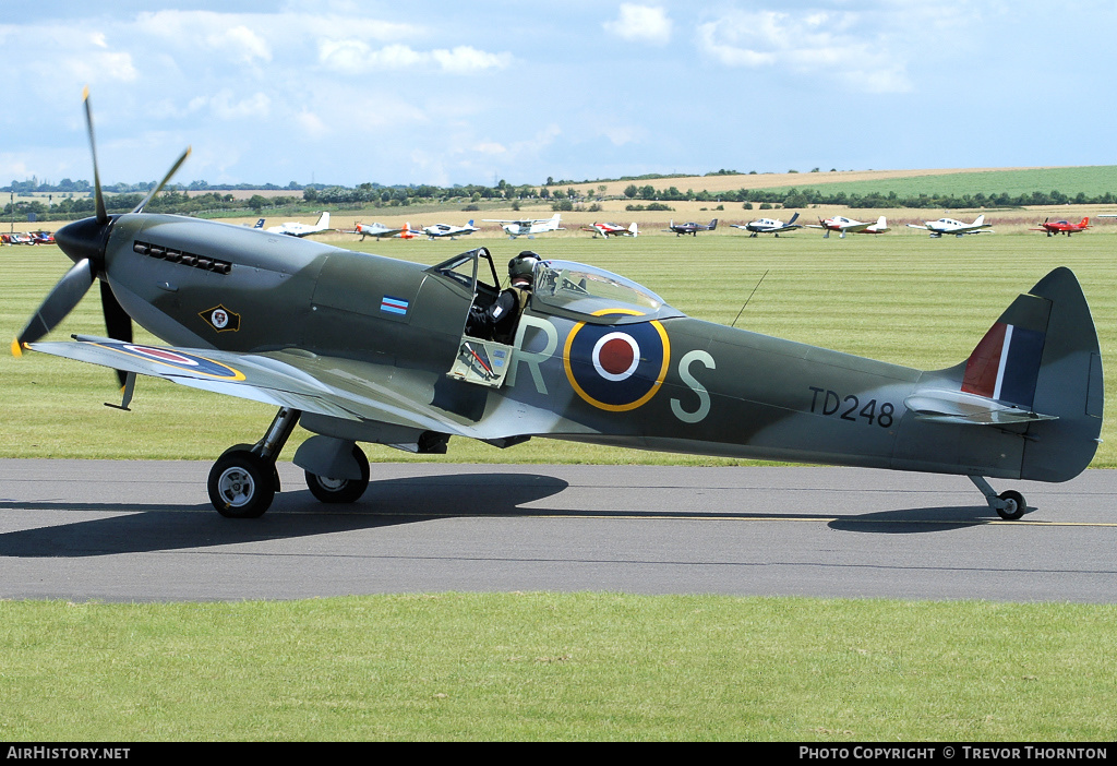 Aircraft Photo of G-OXVI / TD248 | Supermarine 361 Spitfire LF16E | UK - Air Force | AirHistory.net #98142