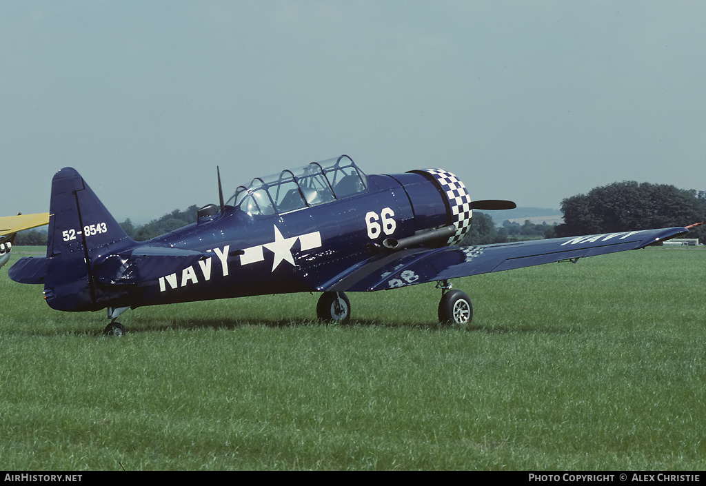 Aircraft Photo of G-BUKY / 52-8543 | North American T-6J Harvard Mk IV | USA - Navy | AirHistory.net #98184