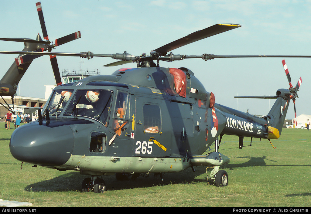 Aircraft Photo of 265 | Westland UH-14A Lynx Mk25 (WG-13) | Netherlands - Navy | AirHistory.net #98210