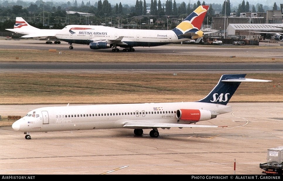 Aircraft Photo of OY-KHU | McDonnell Douglas MD-87 (DC-9-87) | Scandinavian Airlines - SAS | AirHistory.net #98218