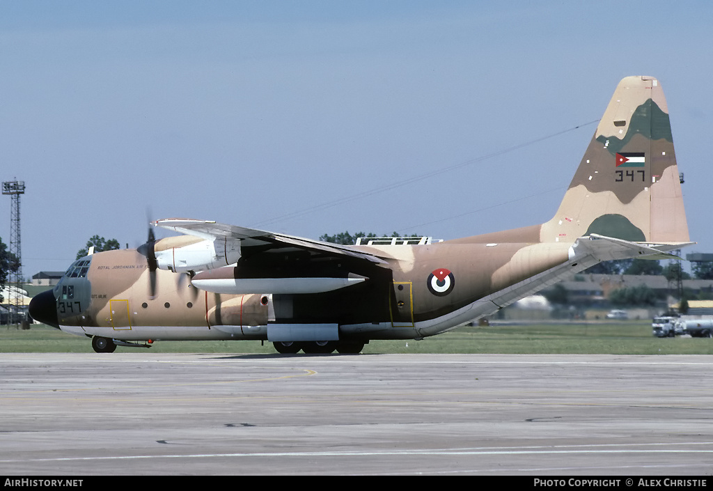 Aircraft Photo of 347 | Lockheed C-130H Hercules | Jordan - Air Force | AirHistory.net #98221