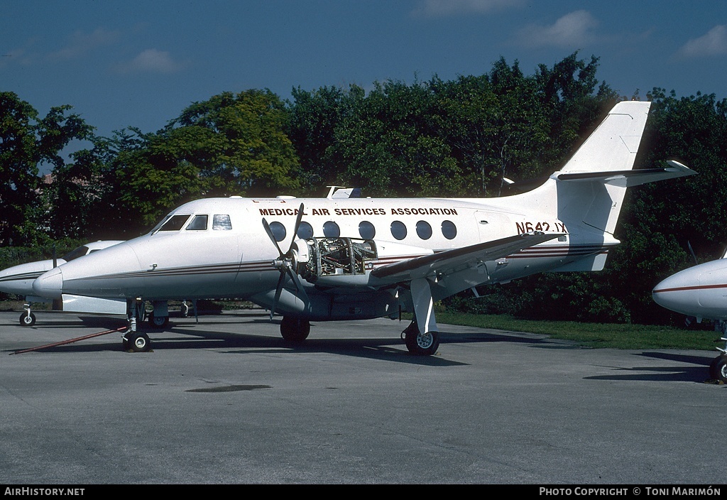 Aircraft Photo of N642JX | British Aerospace BAe-3101 Jetstream 31 | Medical Air Services Association | AirHistory.net #98229