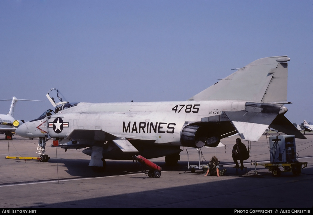 Aircraft Photo of 154785 / 4785 | McDonnell Douglas F-4J Phantom II | USA - Marines | AirHistory.net #98231