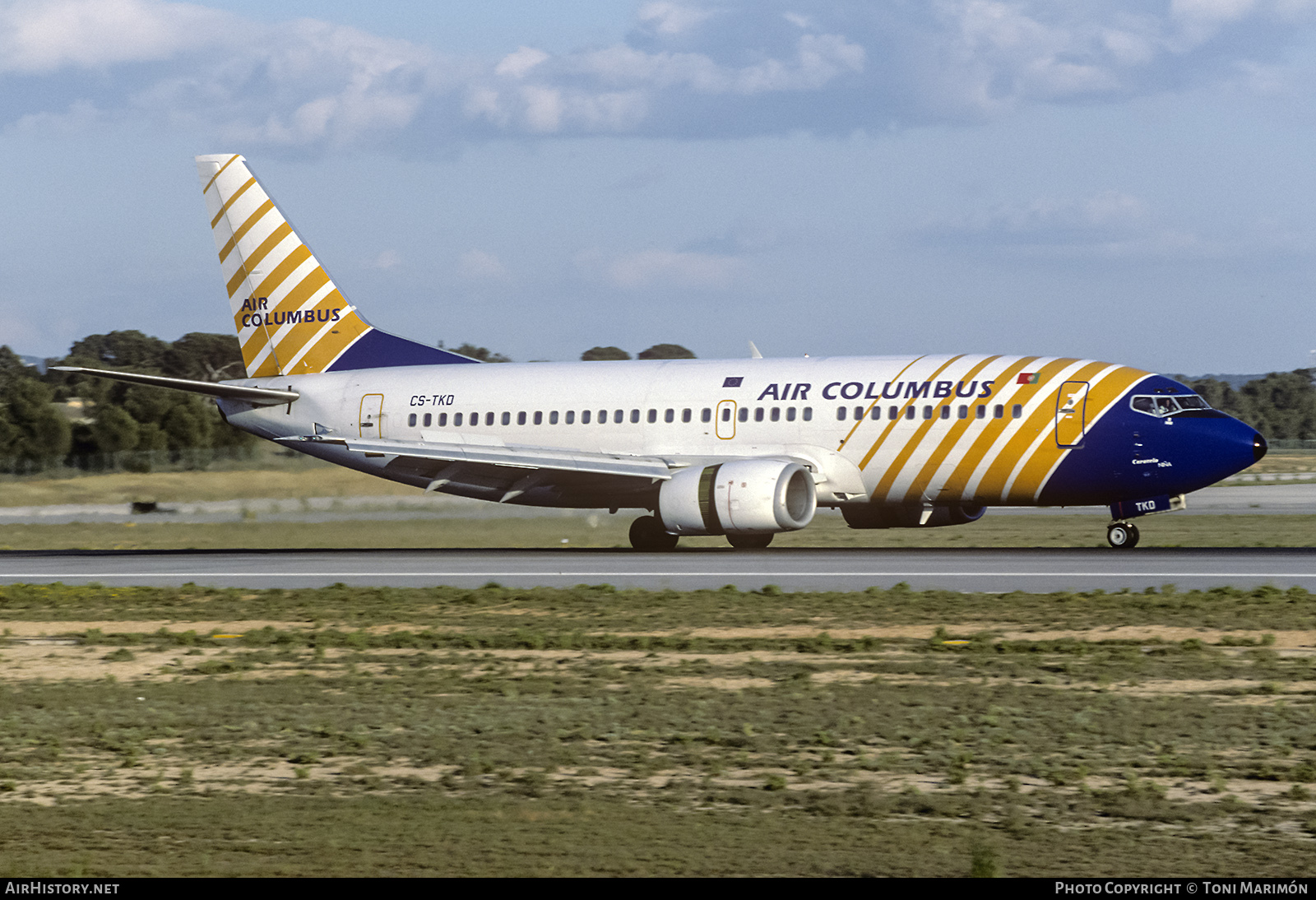 Aircraft Photo of CS-TKD | Boeing 737-33A | Air Columbus | AirHistory.net #98232