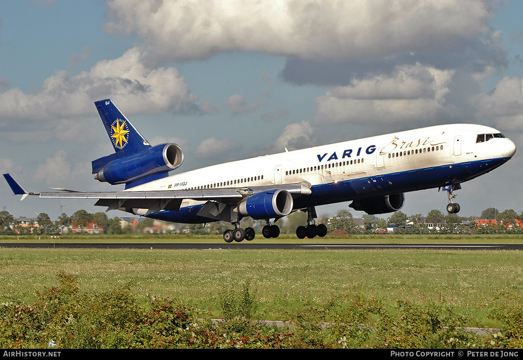 Aircraft Photo of PP-VQJ | McDonnell Douglas MD-11/ER | Varig | AirHistory.net #98238