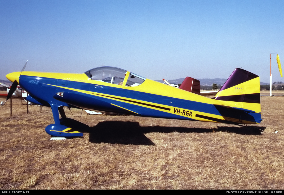 Aircraft Photo of VH-RGR | Van's RV-6 | AirHistory.net #98255