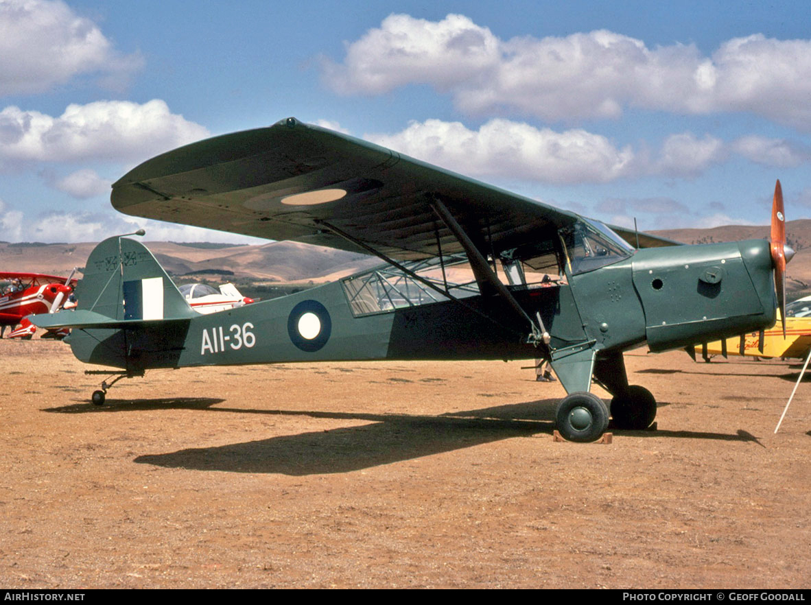 Aircraft Photo of VH-BOQ / A11-36 | Taylorcraft E Auster Mk3 | Australia - Air Force | AirHistory.net #98261