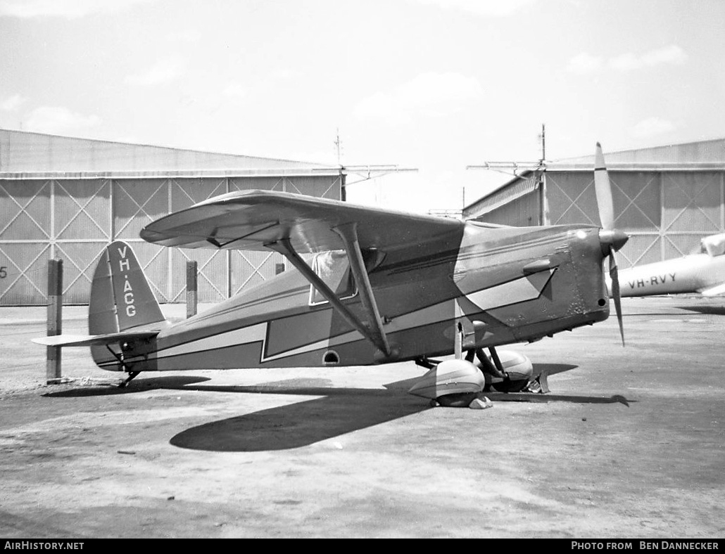 Aircraft Photo of VH-ACG | Comper CLA-7 Gipsy Swift | AirHistory.net #98262