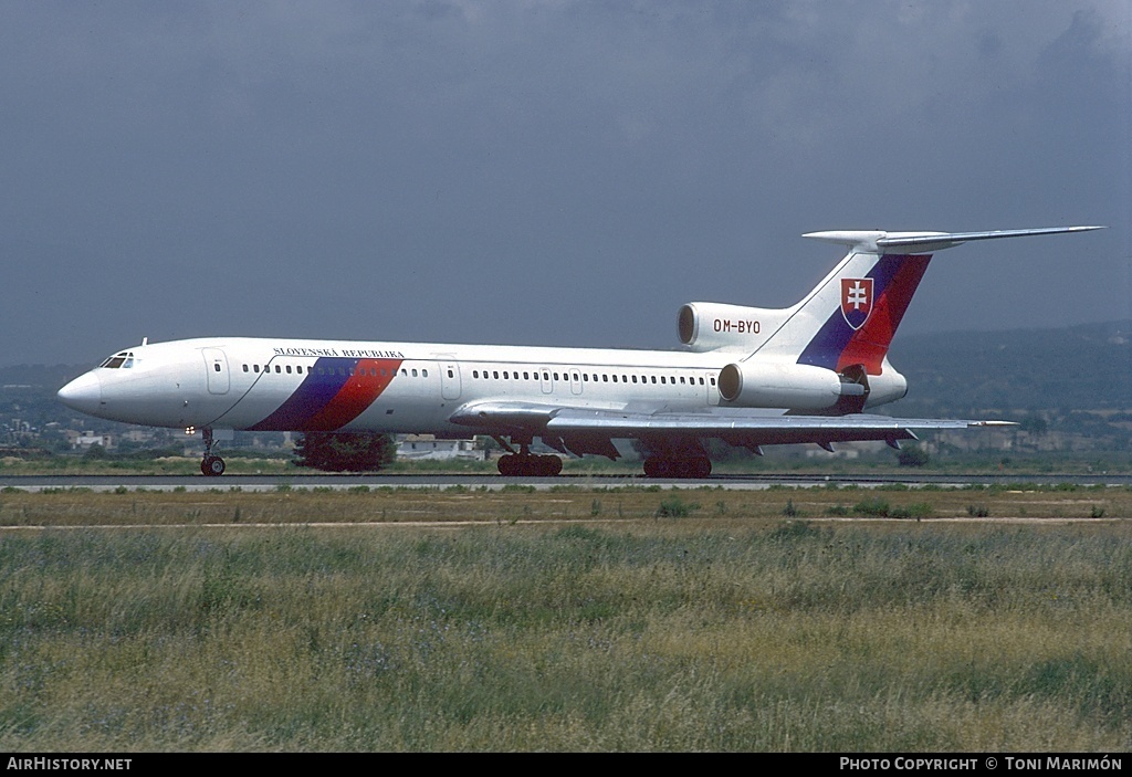 Aircraft Photo of OM-BYO | Tupolev Tu-154M | Slovakia - Government | AirHistory.net #98277