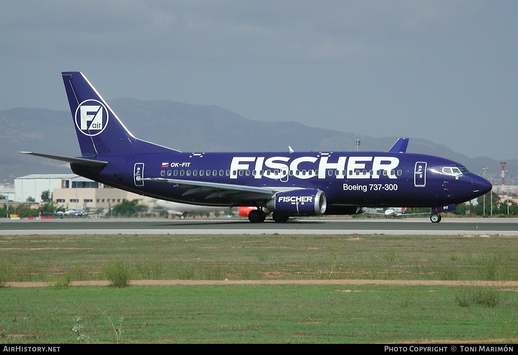 Aircraft Photo of OK-FIT | Boeing 737-36N | Fischer Air | AirHistory.net #98281