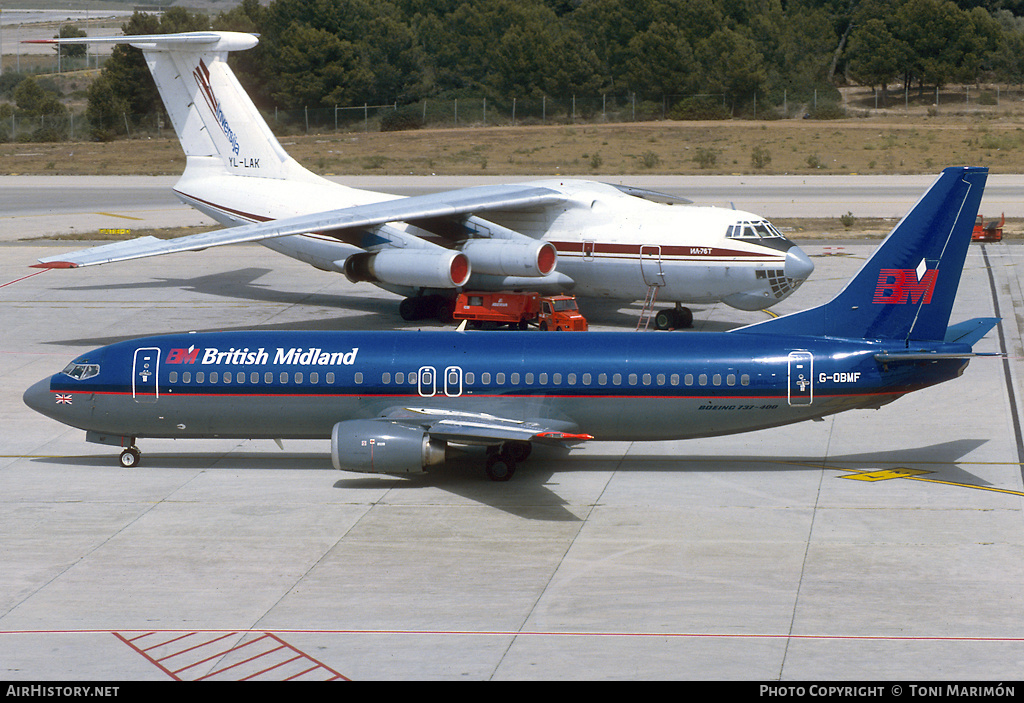 Aircraft Photo of G-OBMF | Boeing 737-4Y0 | British Midland Airways - BMA | AirHistory.net #98286