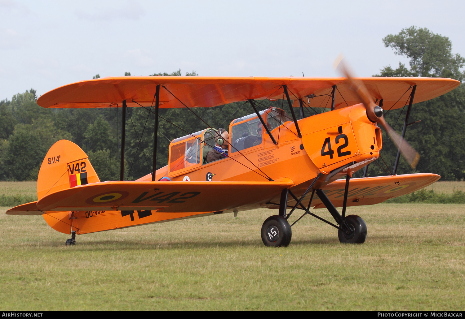 Aircraft Photo of OO-WIL / V42 | Stampe-Vertongen SV-4B | Belgium - Air Force | AirHistory.net #98293