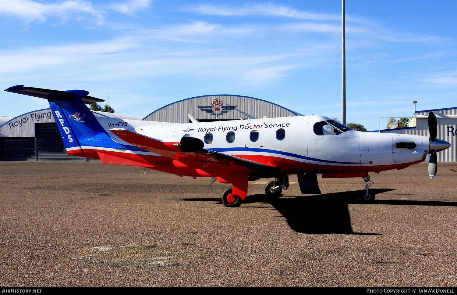 Aircraft Photo of VH-FVB | Pilatus PC-12NG (PC-12/47E) | Royal Flying Doctor Service - RFDS | AirHistory.net #98300