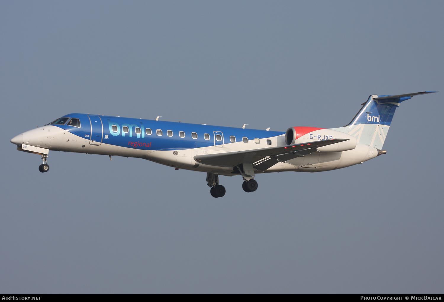 Aircraft Photo of G-RJXP | Embraer ERJ-135ER (EMB-135ER) | BMI Regional | AirHistory.net #98306