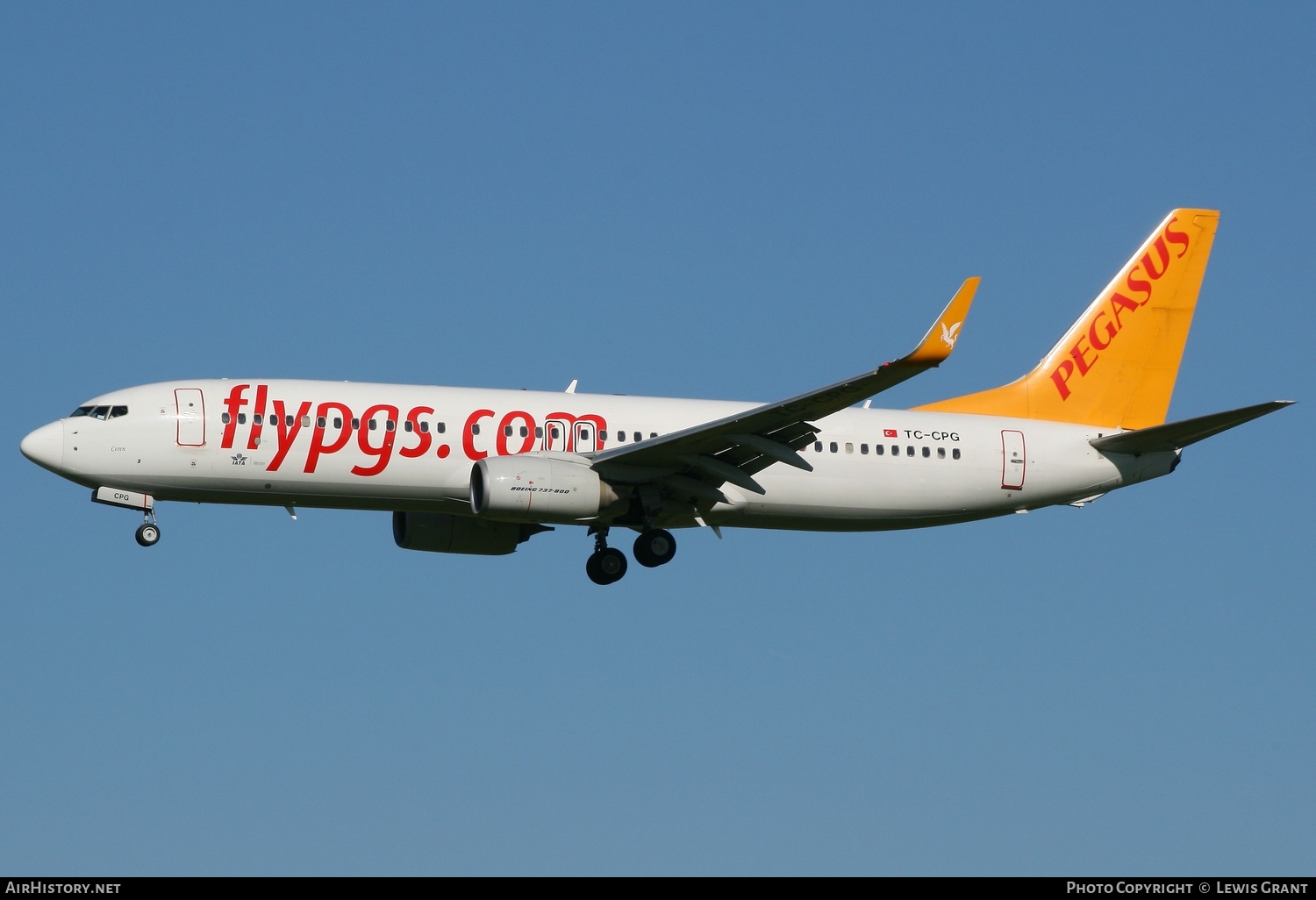 Aircraft Photo of TC-CPG | Boeing 737-82R | Pegasus Airlines | AirHistory.net #98329