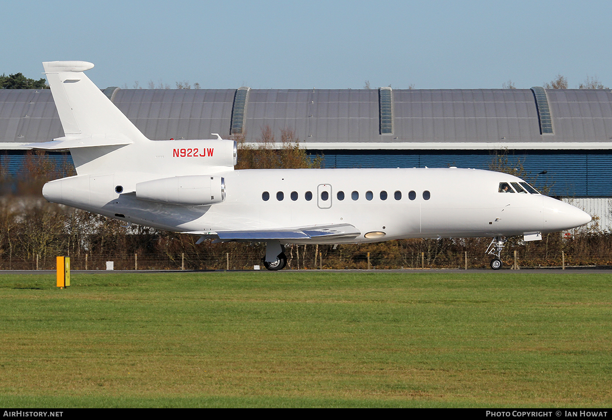 Aircraft Photo of N922JW | Dassault Falcon 900 | AirHistory.net #98339