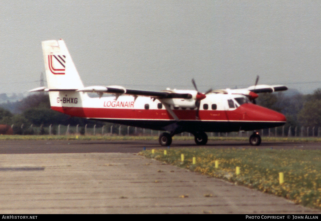 Aircraft Photo of G-BHXG | De Havilland Canada DHC-6-300 Twin Otter | Loganair | AirHistory.net #98357