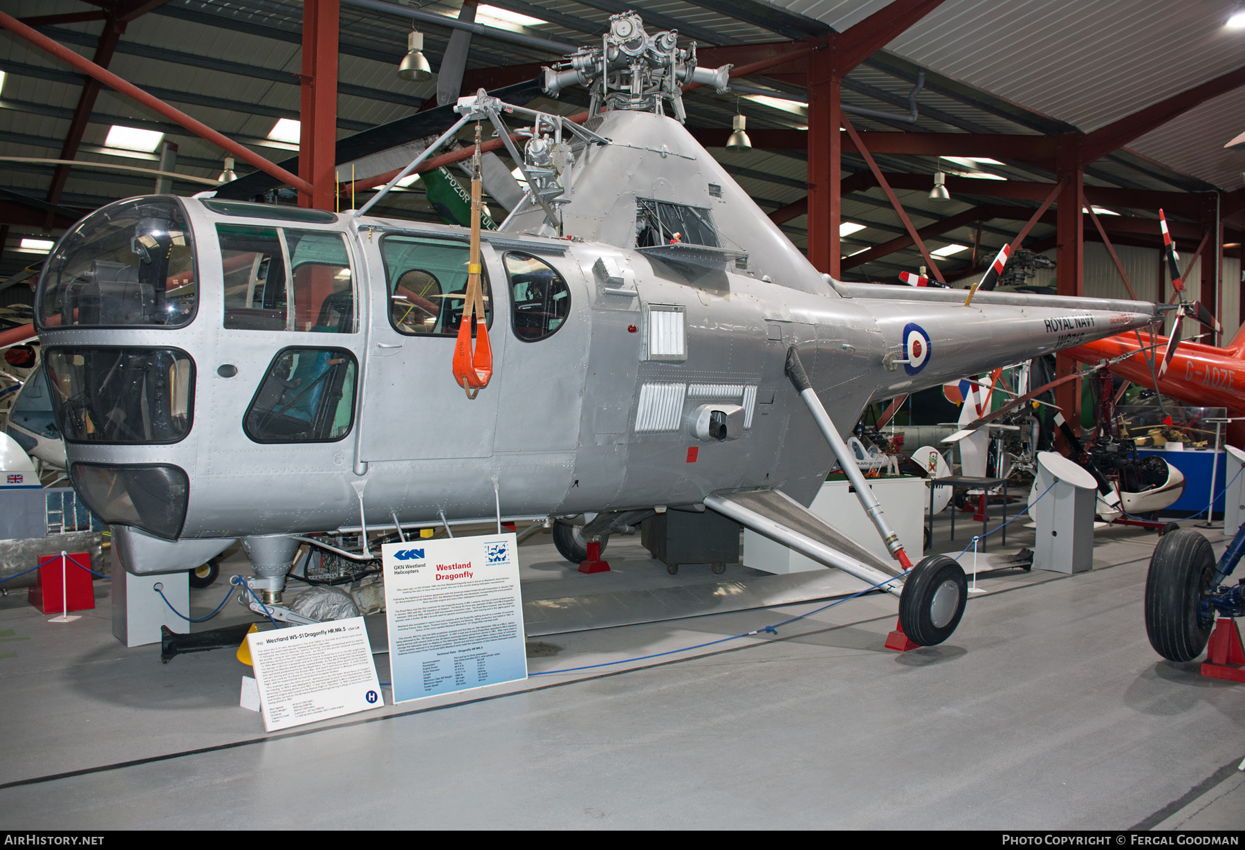 Aircraft Photo of WG719 | Westland WS-51 Dragonfly HR.5 | UK - Navy | AirHistory.net #98358