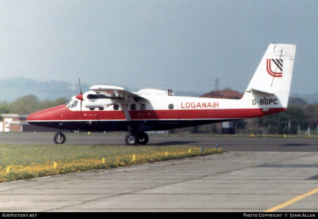Aircraft Photo of G-BGPC | De Havilland Canada DHC-6-310 Twin Otter | Loganair | AirHistory.net #98366