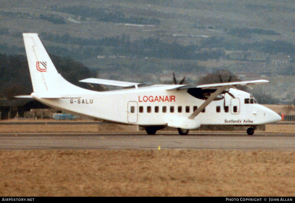 Aircraft Photo of G-SALU | Short 360-100 | Loganair | AirHistory.net #98369