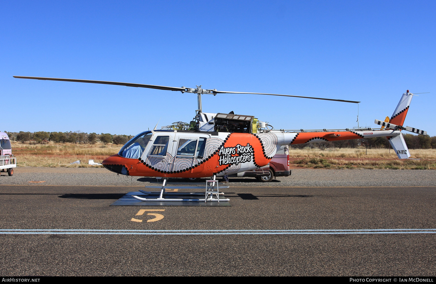 Aircraft Photo of VH-MVZ | Bell 206B-3 JetRanger III | Ayers Rock Helicopters | AirHistory.net #98389