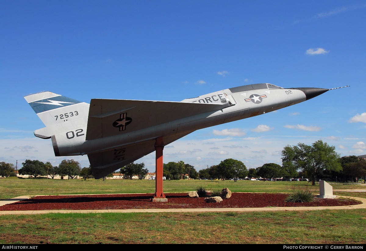 Aircraft Photo of 57-2533 / 72533 | Convair F-106B Delta Dart | USA - Air Force | AirHistory.net #98399