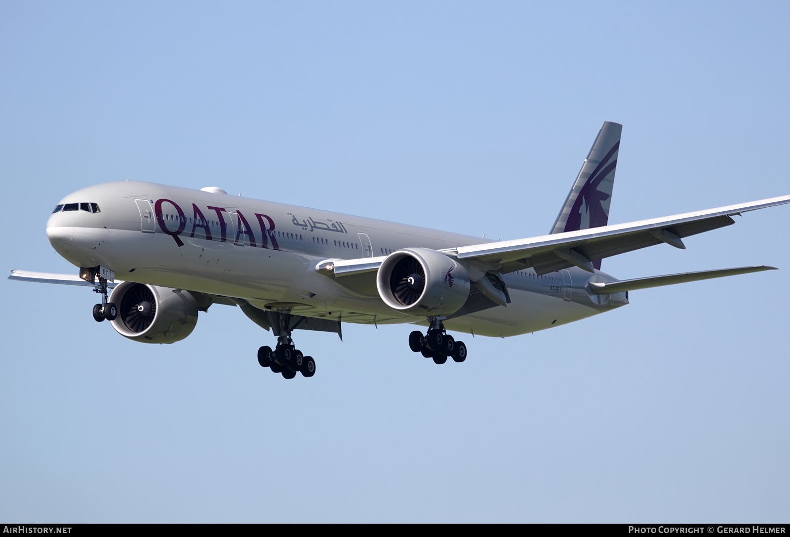 Aircraft Photo of A7-BET | Boeing 777-300/ER | Qatar Airways | AirHistory.net #98421
