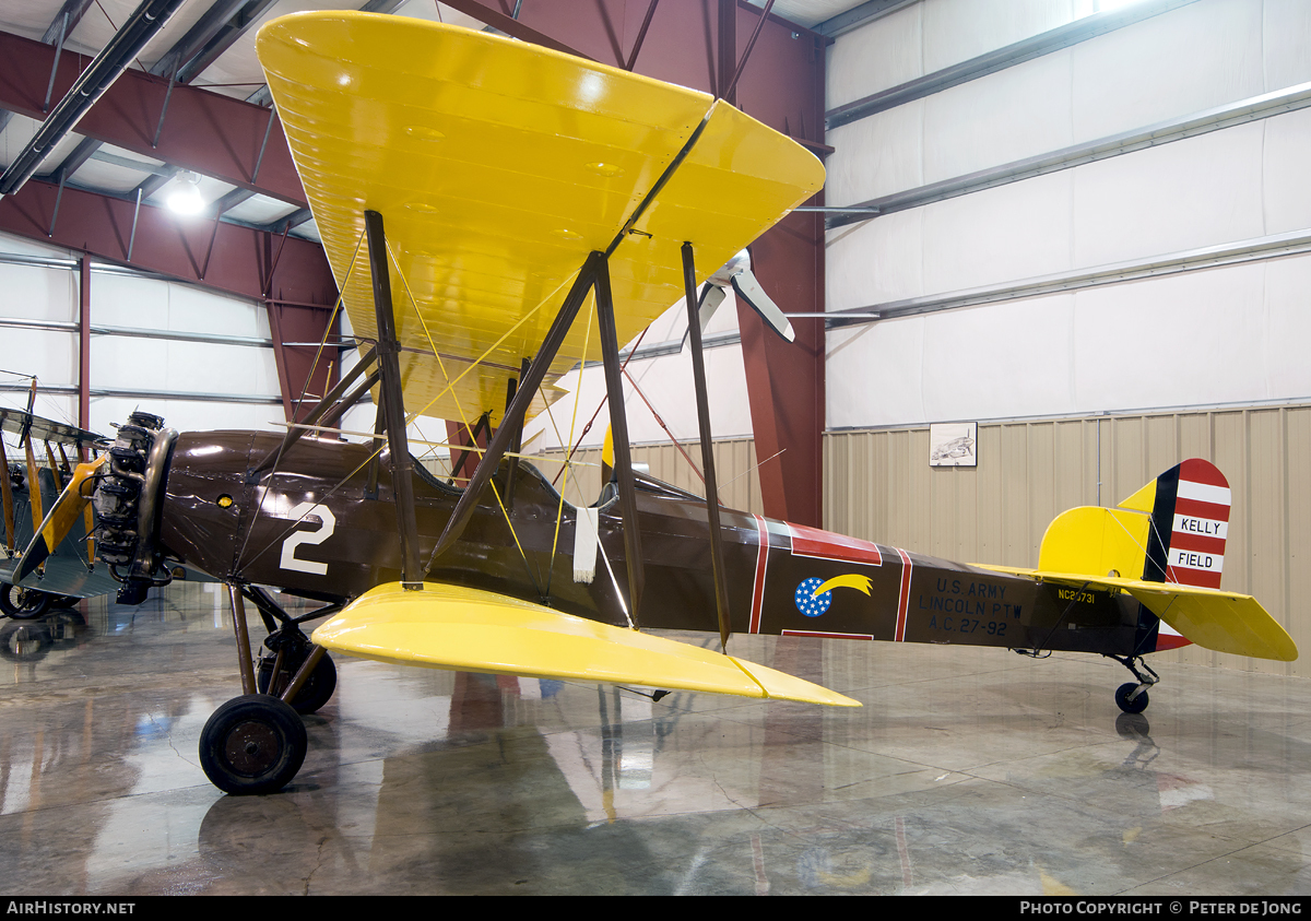 Aircraft Photo of N20731 / NC20731 / AC27-92 | Lincoln-Page PT-W | USA - Air Force | AirHistory.net #98425