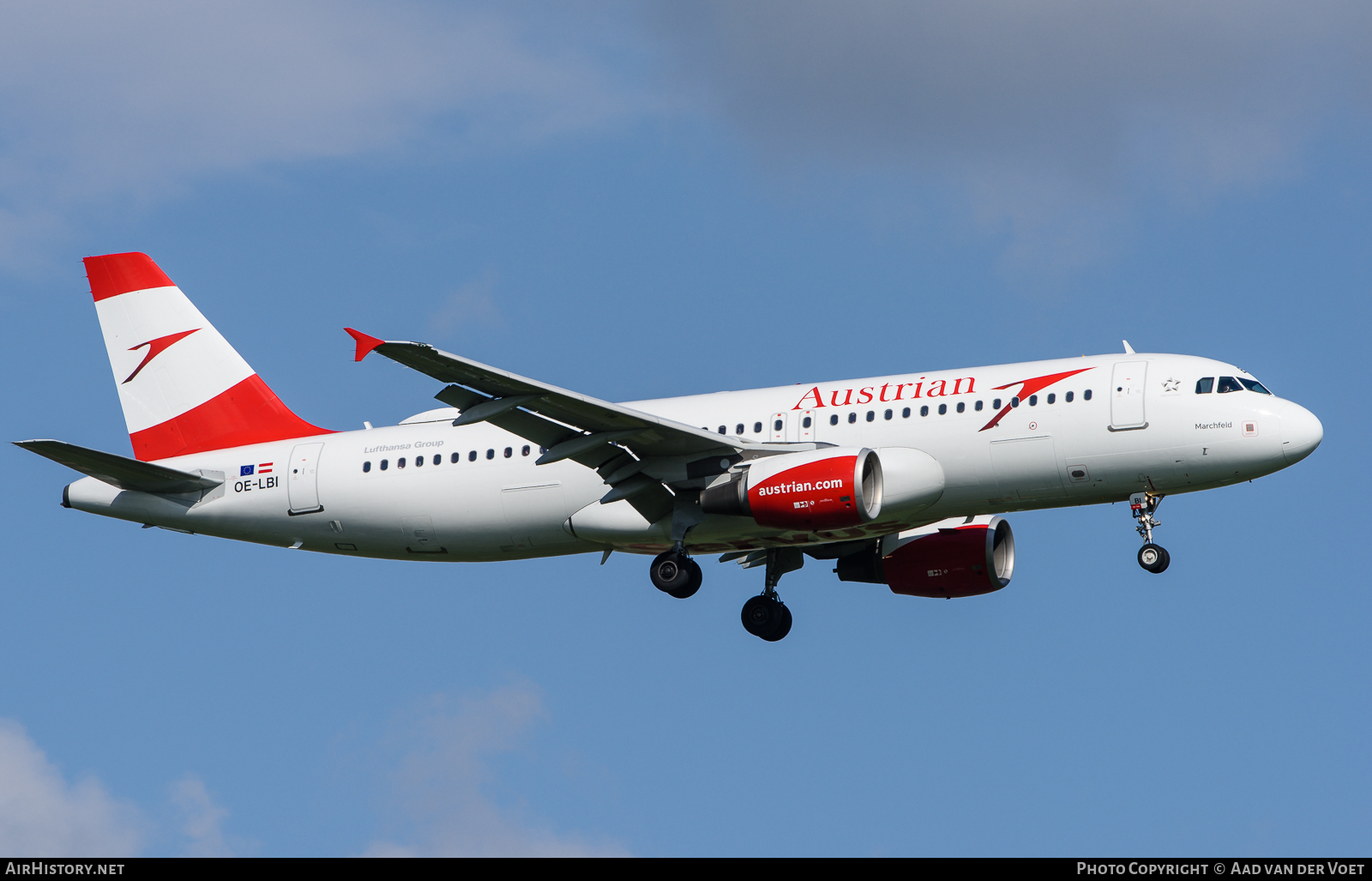 Aircraft Photo of OE-LBI | Airbus A320-214 | Austrian Airlines | AirHistory.net #98438