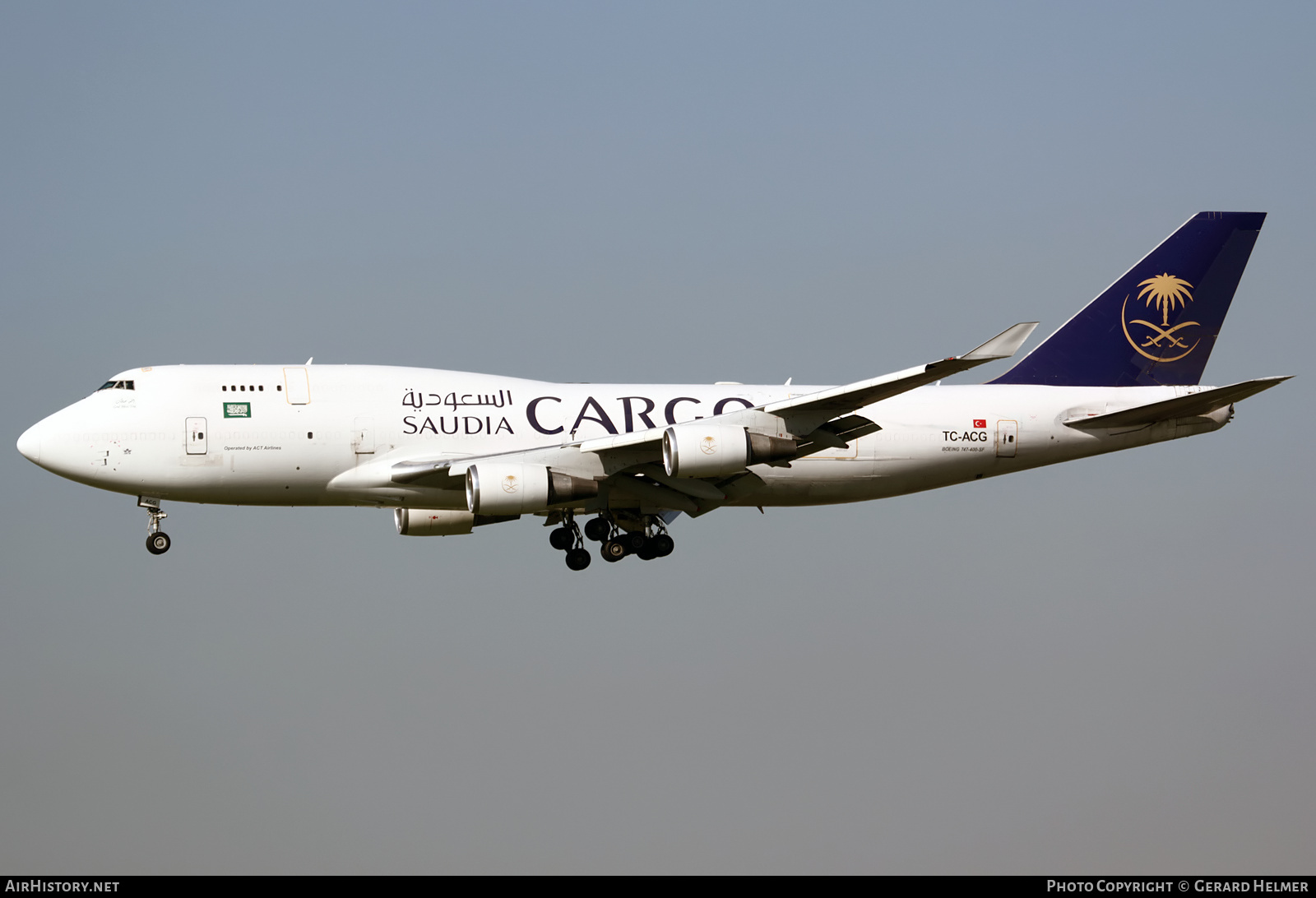 Aircraft Photo of TC-ACG | Boeing 747-481(BDSF) | Saudi Arabian Airlines Cargo | AirHistory.net #98439