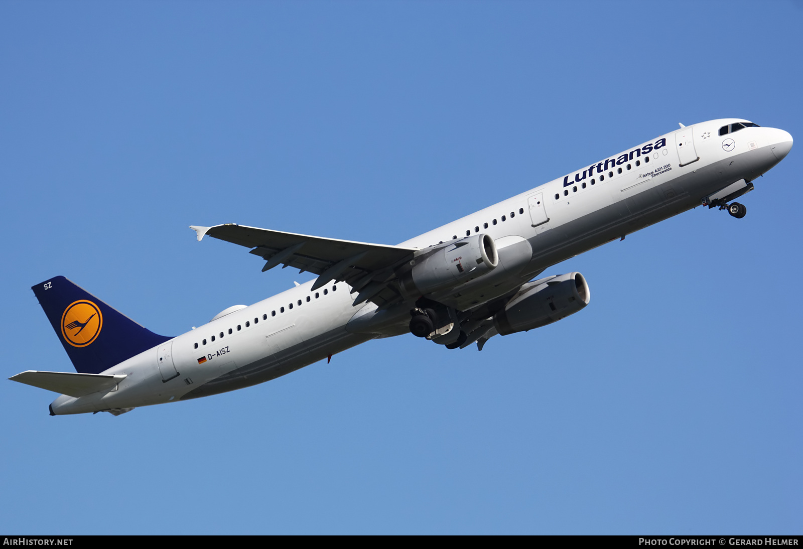 Aircraft Photo of D-AISZ | Airbus A321-231 | Lufthansa | AirHistory.net #98442