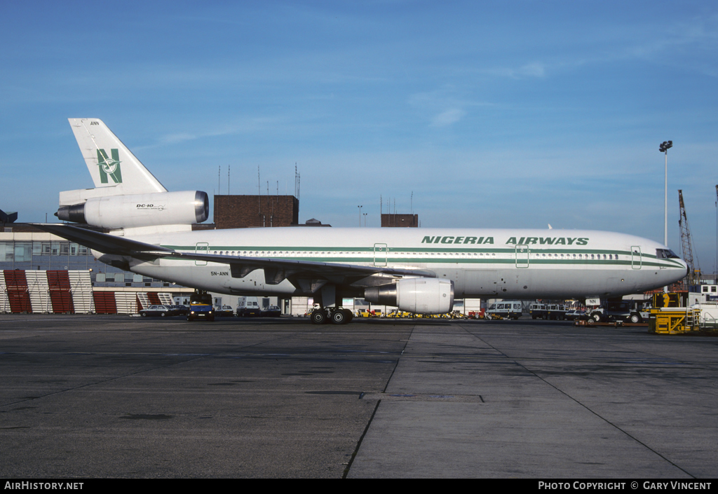 Aircraft Photo of 5N-ANN | McDonnell Douglas DC-10-30 | Nigeria Airways | AirHistory.net #98484
